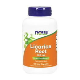 Натуральна добавка і екстракт Now Licorice Root 450 mg (100 veg caps) (20110-01)