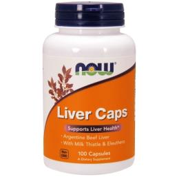 Натуральна добавка і екстракт Now Liver Caps (100 caps) (06035-01)