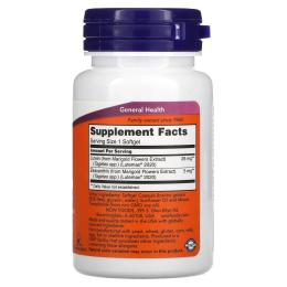 Натуральна добавка і екстракт Now Lutein &amp; Zeaxanthin (60 softgels) (10134-01)