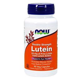 Натуральна добавка і екстракт Now Lutein 20 mg (90 veg caps) (07570-01)