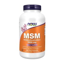 Натуральна добавка і екстракт Now MSM 1000 mg (240 caps) (04561-01)