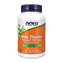 Натуральна добавка і екстракт Now Milk Thistle Extract 150 mg (120 veg caps) (10157-01)