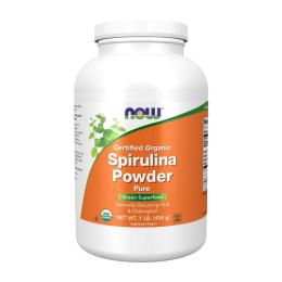 Натуральна добавка і екстракт Now Organic Spirulina Powder (454 g, pure) (18571-01)