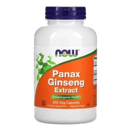 Натуральна добавка і екстракт Now Panax Ginseng 500 mg (250 veg caps) (18855-01)