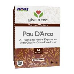 Натуральна добавка і екстракт Now Pau DArco (24 tea bags) (20218-01)