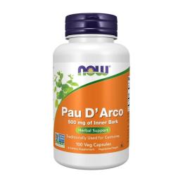 Натуральна добавка і екстракт Now Pau DArco 500 mg of Inner Bark (100 veg caps) (18929-01)