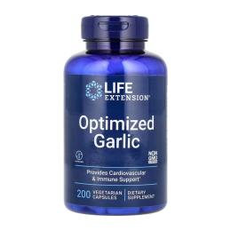 Натуральна добавка і екстракт Life Extension Optimized Garlic - 200 vcaps (2023-10-5204)