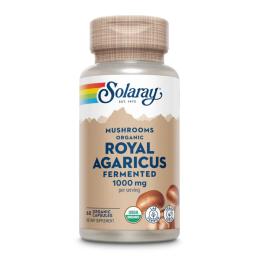 Натуральна добавка і екстракт Solaray Org Grown Fermented Royal Agaricus 1000mg - 60 caps (2023-10-2407)