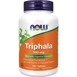 Натуральна добавка і екстракт Now Triphala 500 mg (120 tab) (19105-01)