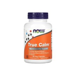 Натуральна добавка і екстракт Now True Calm Amino Relaxer (90 veg caps) (07792-01)