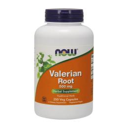 Натуральна добавка і екстракт Now Valerian Root 500 mg (250 veg caps) (09301-01)