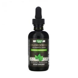 Натуральна добавка і екстракт Natures Way Chlorofresh Chlorophyll Drops (59 ml, mint) (20597-01)