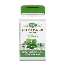 Натуральна добавка і екстракт Natures Way Gotu Kola (100 veg caps) (22637-01)