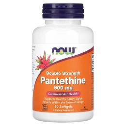 Натуральна добавка і екстракт Now Foods Pantethine 600mg - 60 softgels (2023-10-3576)
