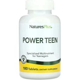 Натуральна добавка і екстракт Natures Plus Power Teen - 180 tabs (2023-10-4408)