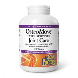 Натуральна добавка і екстракт Natural Factors OsteoMove Extra Strength Joint Care - 120 tabs (2023-10-3828)