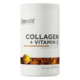 Натуральна добавка і екстракт OstroVit Collagen + Vitamin C (400 g, cola &amp; rum) (19239-05)
