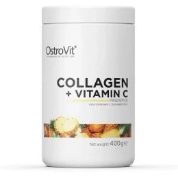 Натуральна добавка і екстракт OstroVit Collagen + Vitamin C (400 g, pineapple) (19239-03)
