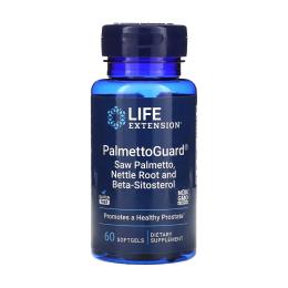 Натуральна добавка і екстракт Life Extension PalmettoGuard Saw Palmetto/Nettle Root Formula with Beta-Sitosterol - 60 softgels (2023-10-3218)