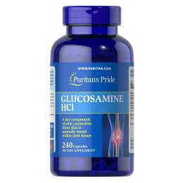 Натуральна добавка і екстракт Puritans Pride Glucosamine HCL (240 caps) (10390-01)