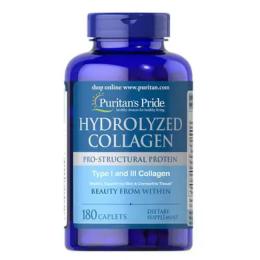 Натуральна добавка і екстракт Puritans Pride Hydrolyzed Collagen 1000 mg (180 caplets) (08808-01)
