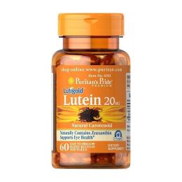 Натуральна добавка і екстракт Puritans Pride Lutein 20 mg (60 softgels) (07199-01)