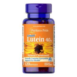 Натуральна добавка і екстракт Puritans Pride Lutein 40 mg contains Zeaxanthin (120 softgels) (09372-04)