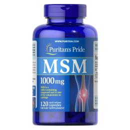 Натуральна добавка і екстракт Puritans Pride MSM 1000 mg (120 caps) (09870-01)