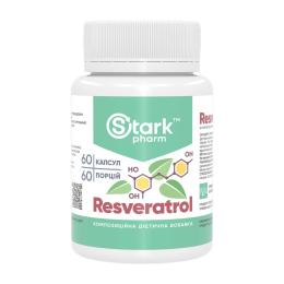 Натуральна добавка і екстракт Stark Pharm Resveratrol 100mg - 60 caps (2023-10-5484)