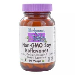 Вітамінно-мінеральний комплекс Bluebonnet Nutrition Соєві Ізофлавони, Non-GMO Soy Isoflavones, 60 вегетаріанськи (BLB0964)
