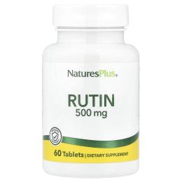 Натуральна добавка і екстракт Natures Plus Rutin 500mg - 60 tabs (2023-10-5223)