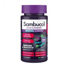 Натуральна добавка і екстракт Sambucol Black Elderberry Immune &amp; Mucous (30 gummies) (23956-01)