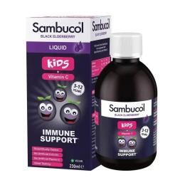 Натуральна добавка і екстракт Sambucol Black Elderberry Liquid For Kids + Vitamin C (230 ml) (21202-01)
