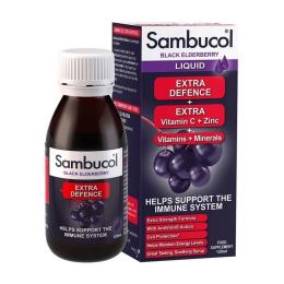 Натуральна добавка і екстракт Sambucol Extra Defence Liquid (120 ml) (21207-01)