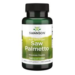 Натуральна добавка і екстракт Swanson Saw Palmetto 540 mg - 100 caps (100-22-3394158-20)