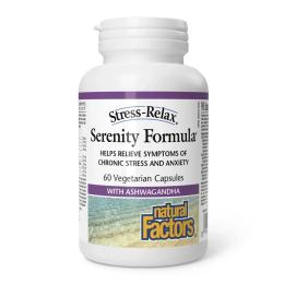 Натуральна добавка і екстракт Natural Factors Serenity Formula Stress-Relax - 60 vcaps (2023-10-3831)