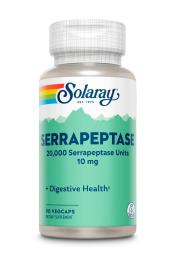 Натуральна добавка і екстракт Solaray Serrapeptase 10mg - 90 vcaps (2023-10-7040)