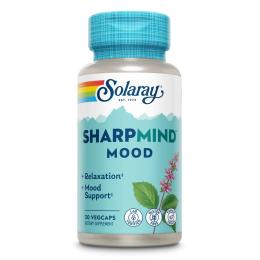 Натуральна добавка і екстракт Solaray SharpMind Nootropics Mood CTN - 30 vcaps (2023-10-6976)