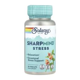 Натуральна добавка і екстракт Solaray SharpMind Nootropics Stress - 30 vcaps (2023-10-6974)
