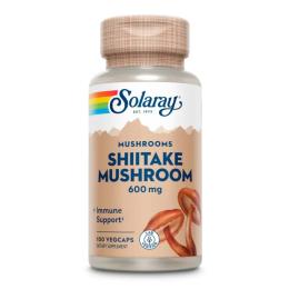 Натуральна добавка і екстракт Solaray Shiitake Mushroom 600mg - 100 vcaps (2023-10-2129)