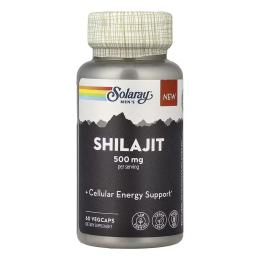 Натуральна добавка і екстракт Solaray Shilajit 500mg - 60 vcaps (2024-11-0258)