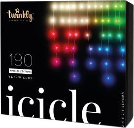 Гірлянда Twinkly Icicle TWI190SPP-TEUTransparent RGBW 190, BT + Wi-Fi, Gen II, IP44