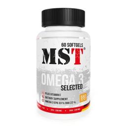 Рибячий жир та омега MST Omega 3 Selected (60 softgels) (19028-01)