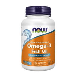 Рибячий жир та омега NOW Omega-3 (100 softgels) (00151-01)