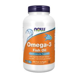 Рибячий жир та омега NOW Omega-3 Molecularly Distilled (200 fish softgels) (18750-01)