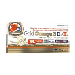 Рибячий жир та омега OLIMP Gold Omega 3 D3+K2 (30 soft caps) (07980-02)