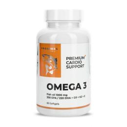 Рибячий жир та омега Progress Nutrition Omega 3 Premium Cardio Support (60 softgels) (23023-01)