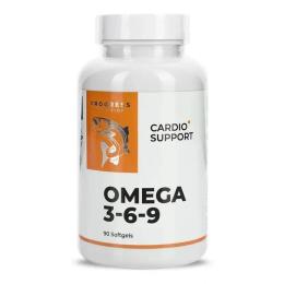 Рибячий жир та омега Progress Nutrition Omega 3-6-9 Cardio Support (90 sgels) (23022-01)
