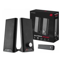 Акустична система 2E PCS203 2.0 Black USB Metal