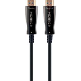 Відео-кабель Cablexpert (CCBP-HDMI-AOC-80M-02) HDMI (тато)  -  HDMI (тато) v2.0 80м Black High Speed 4K 60Hz w/Ethernet